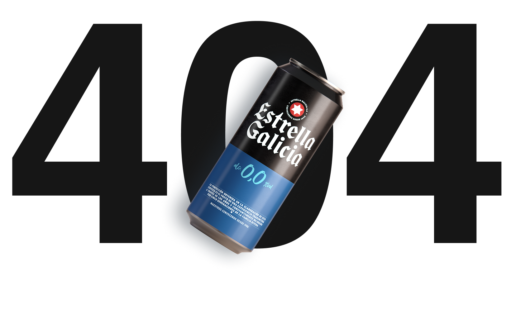 Error 404 - Estrella Galicia 00