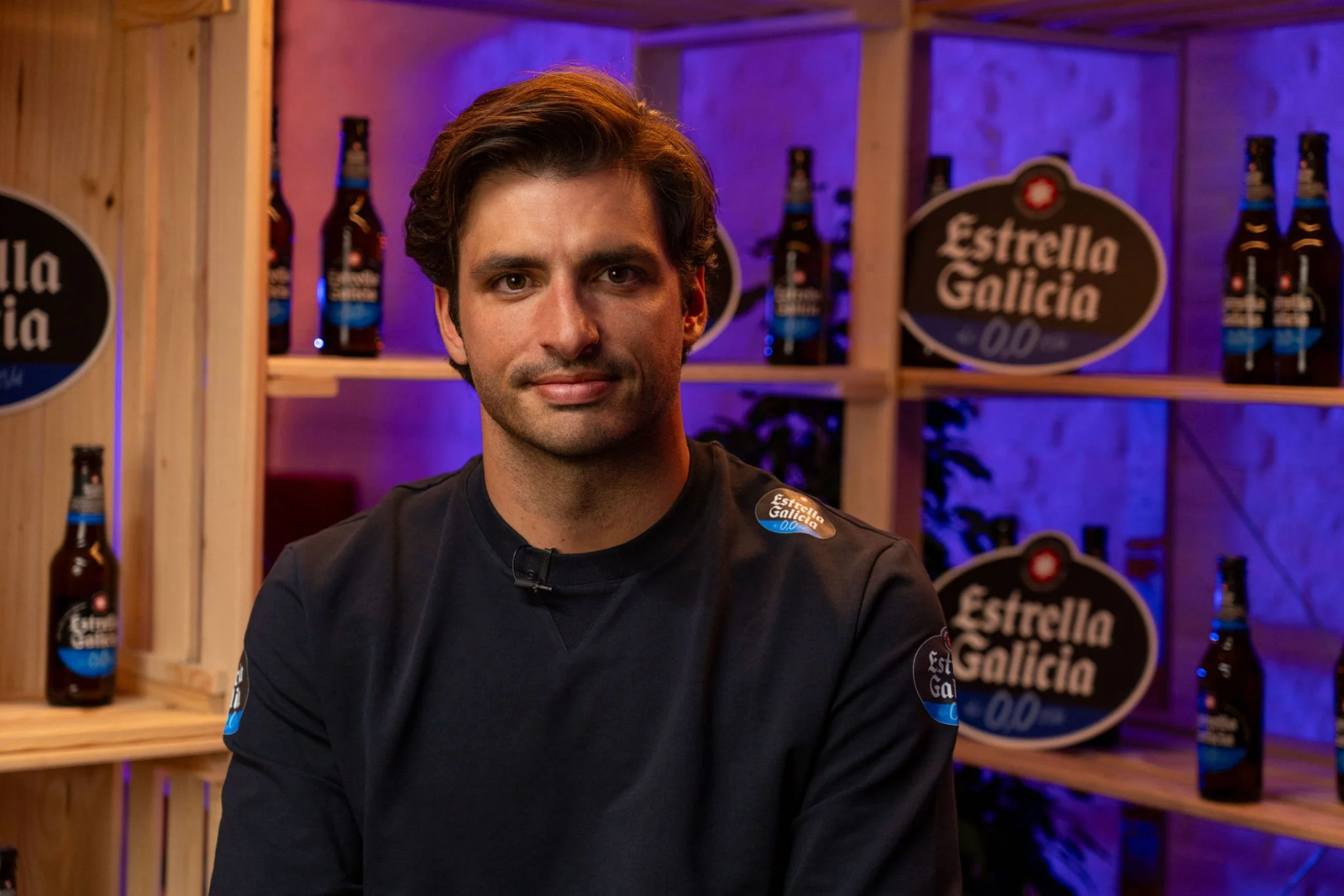 Carlos Sainz en entrevista Estrella Galicia 0,0