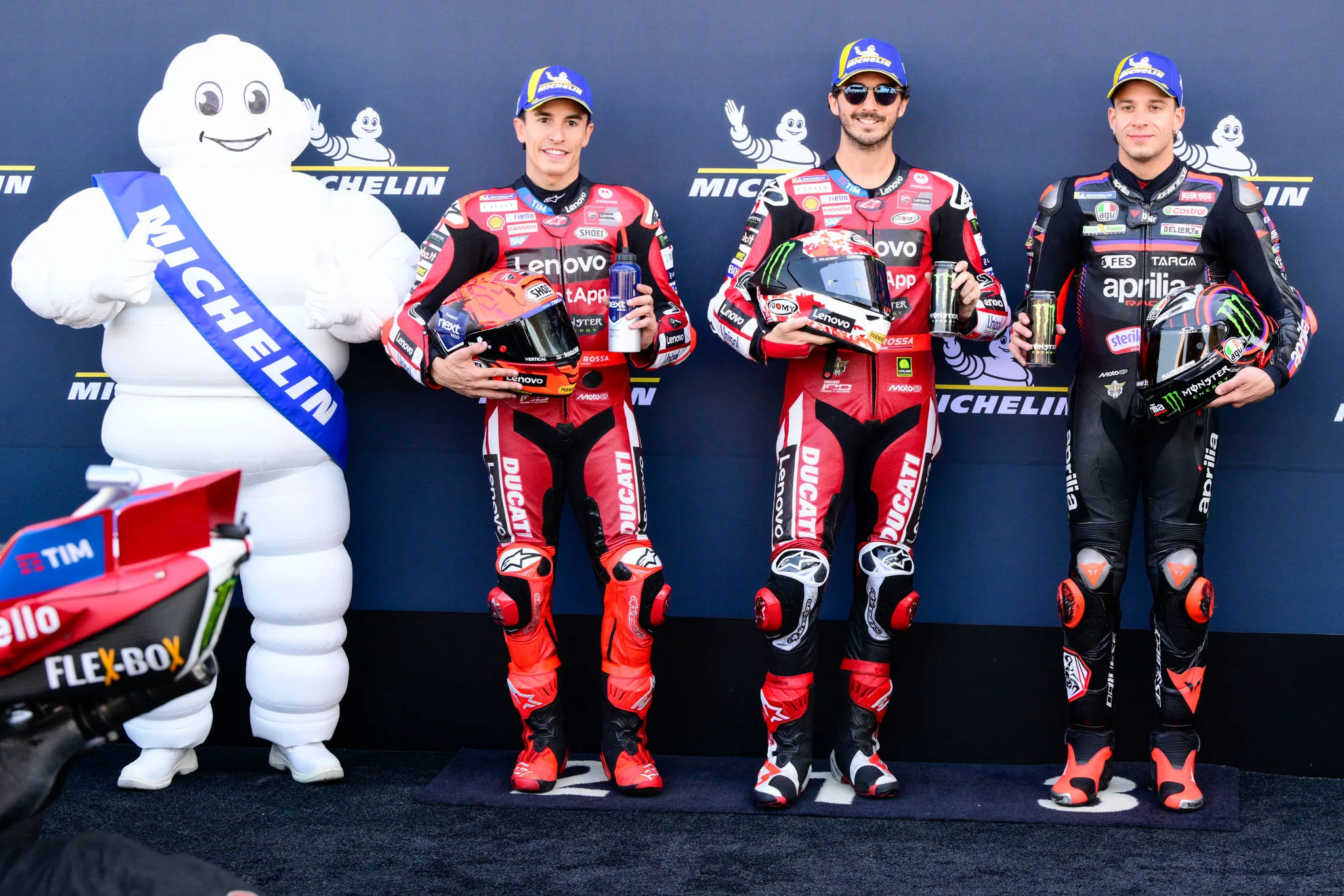 Marc Marquez, Francesco Bagnaia, Marco Bezzecchi, French MotoGP, 9 May 2026