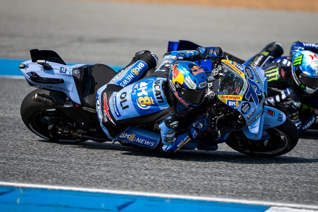 Moto en carrera ThaiGP