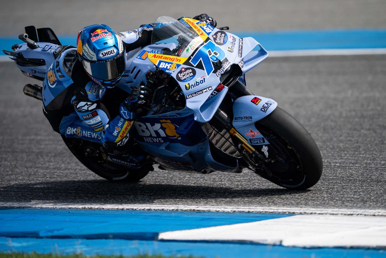 Moto en carrera ThaiGP
