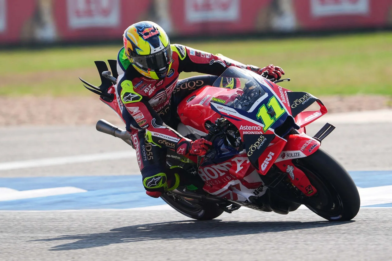 Moto en carrera ThaiGP