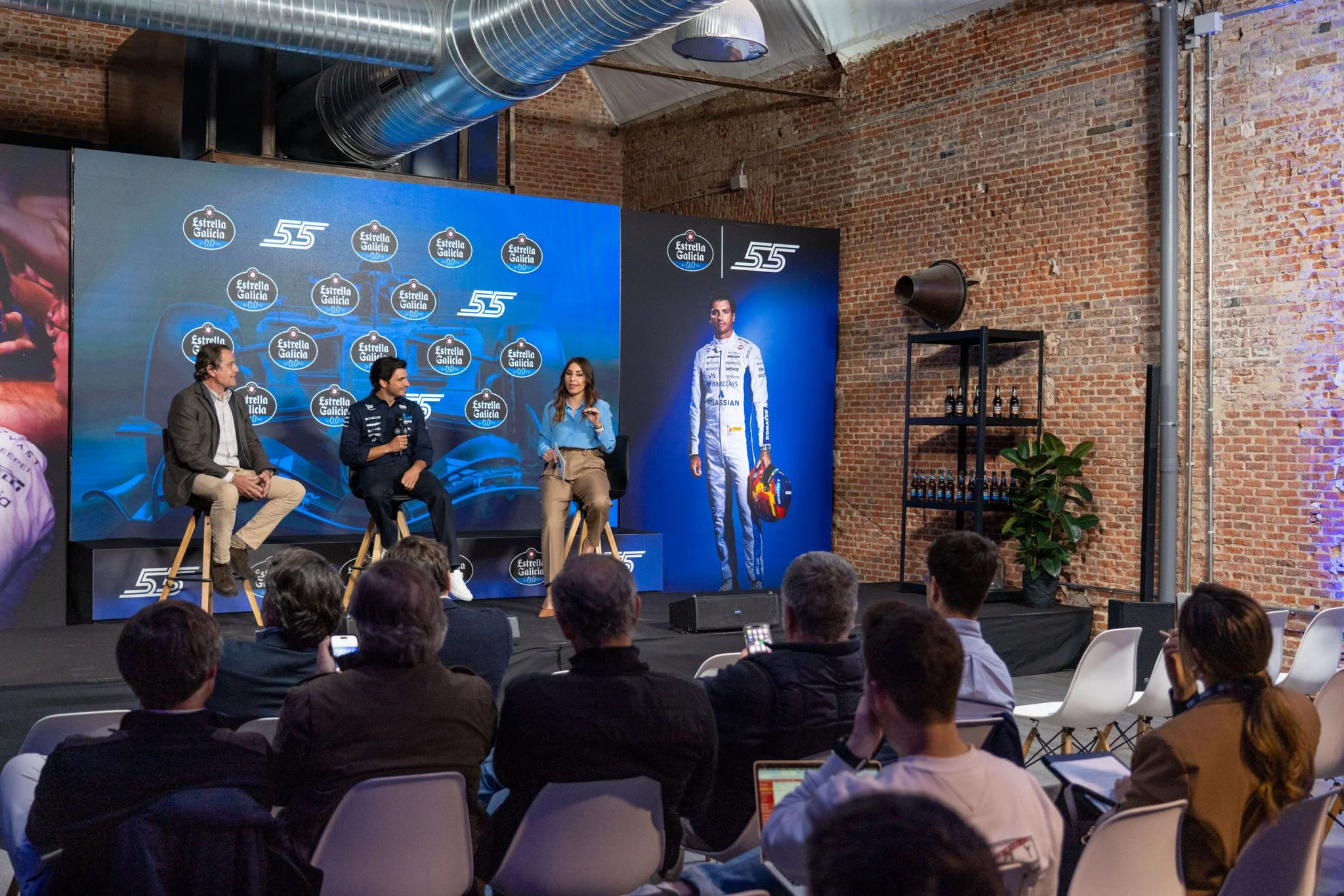 Rueda de prensa con Carlos Sainz
