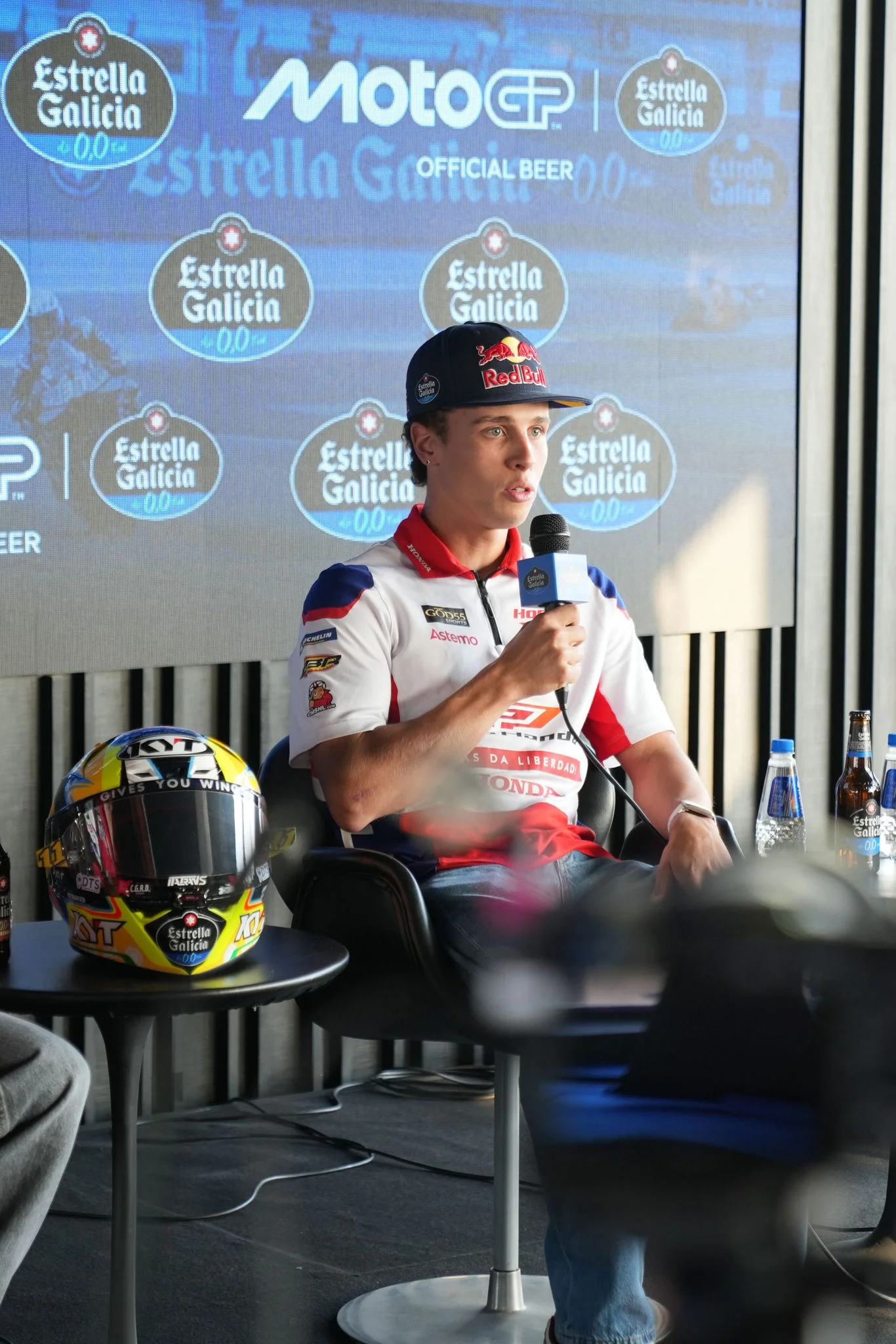 Rueda de prensa Estrella Galicia 0,0 con Marc Márquez y Diogo Moreira