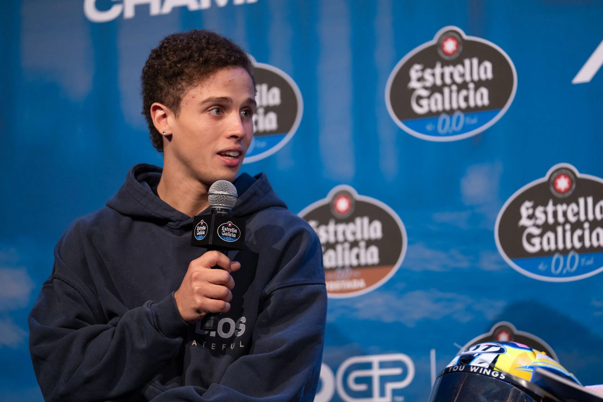Retrato Diogo Moreira en entrevista Estrella Galicia 0,0