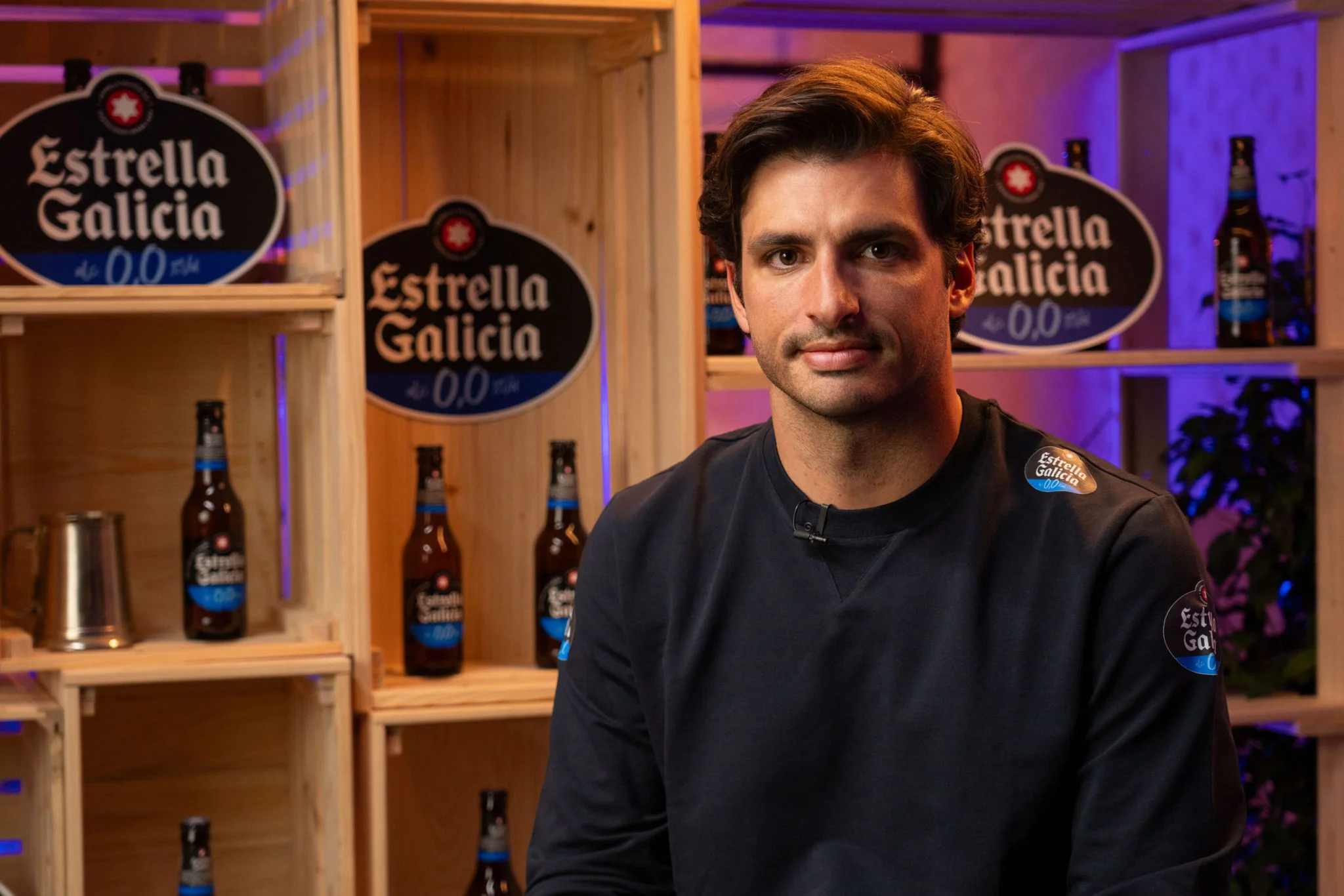 Carlos Sainz en entrevista Estrella Galicia 0,0