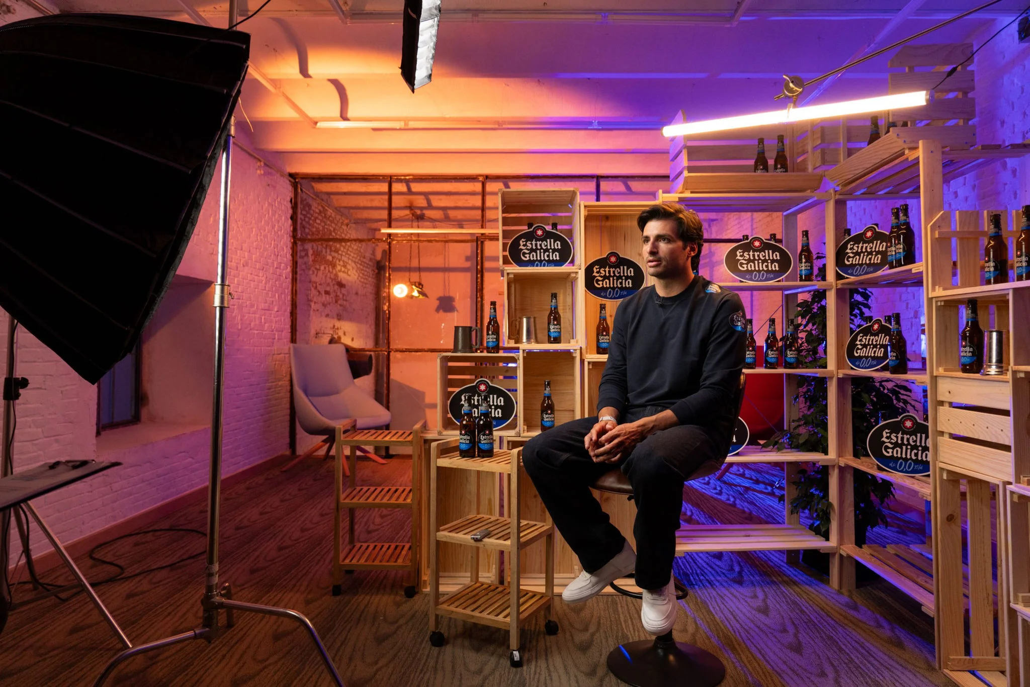 Carlos Sainz en entrevista Estrella Galicia 0,0