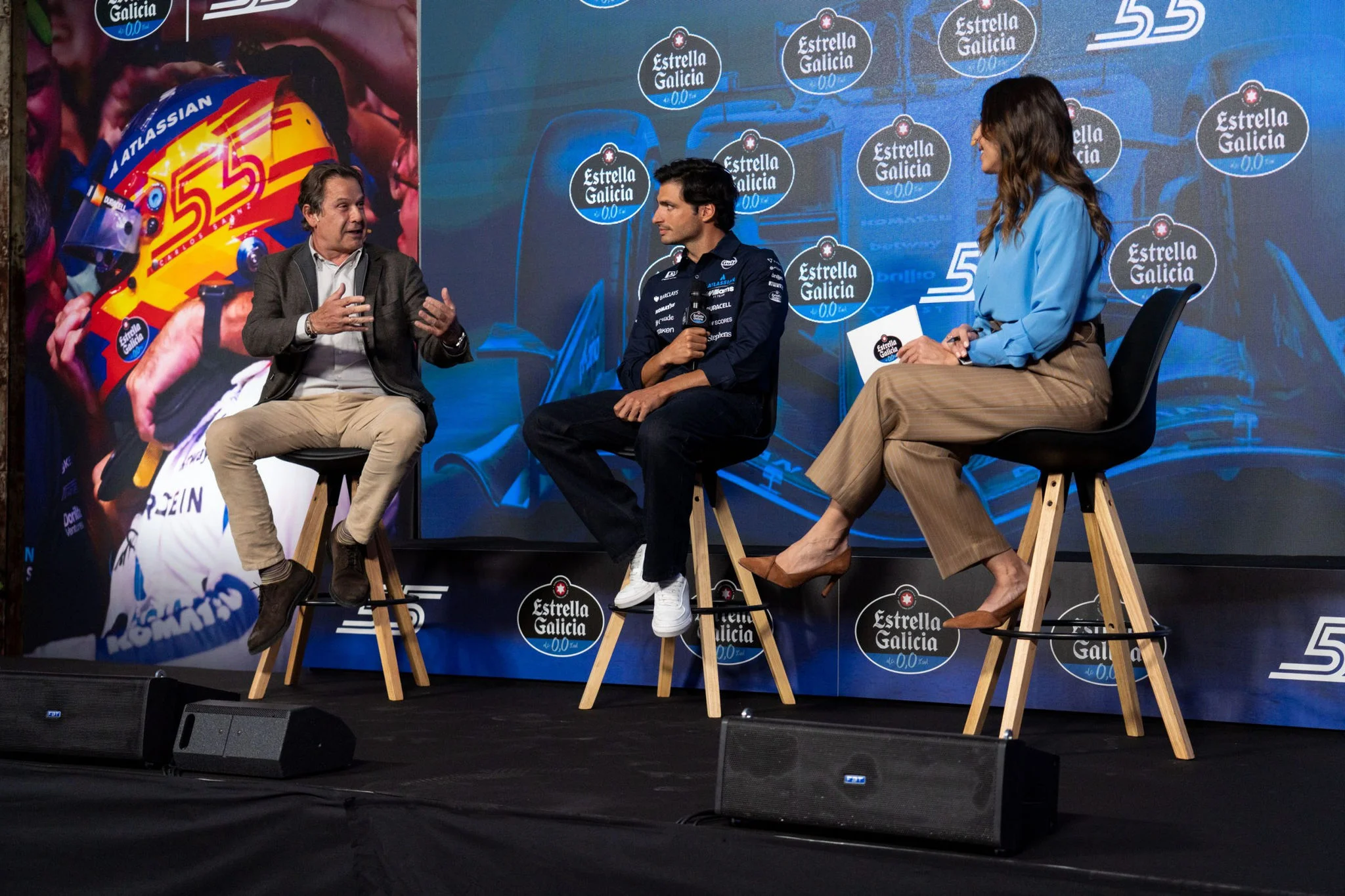 Rueda de prensa con Carlos Sainz