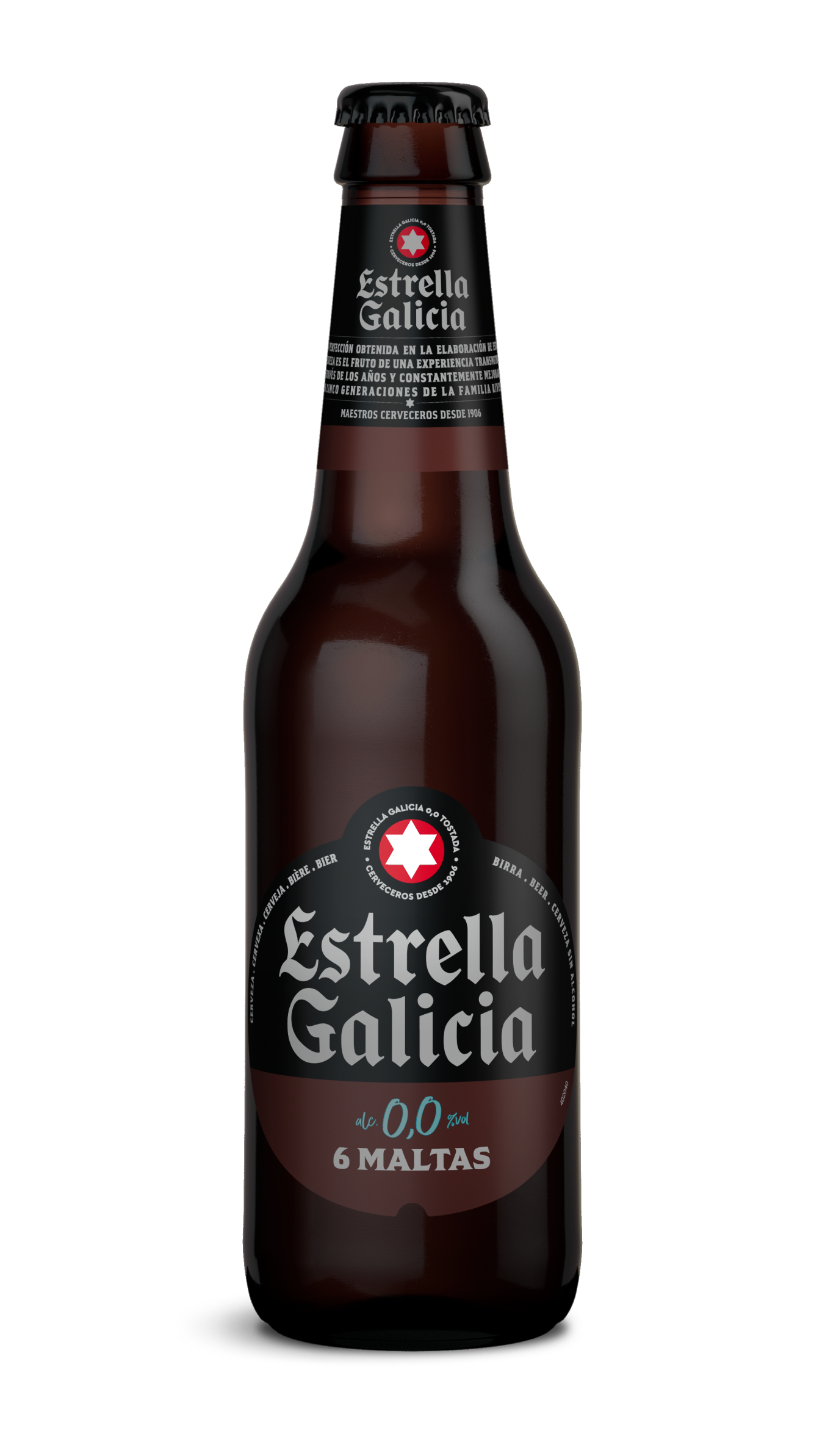 Botella Estrella Galicia 0,0 6 Maltas